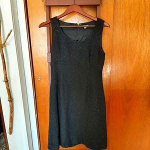 Ann Taylor Black wool shell dress